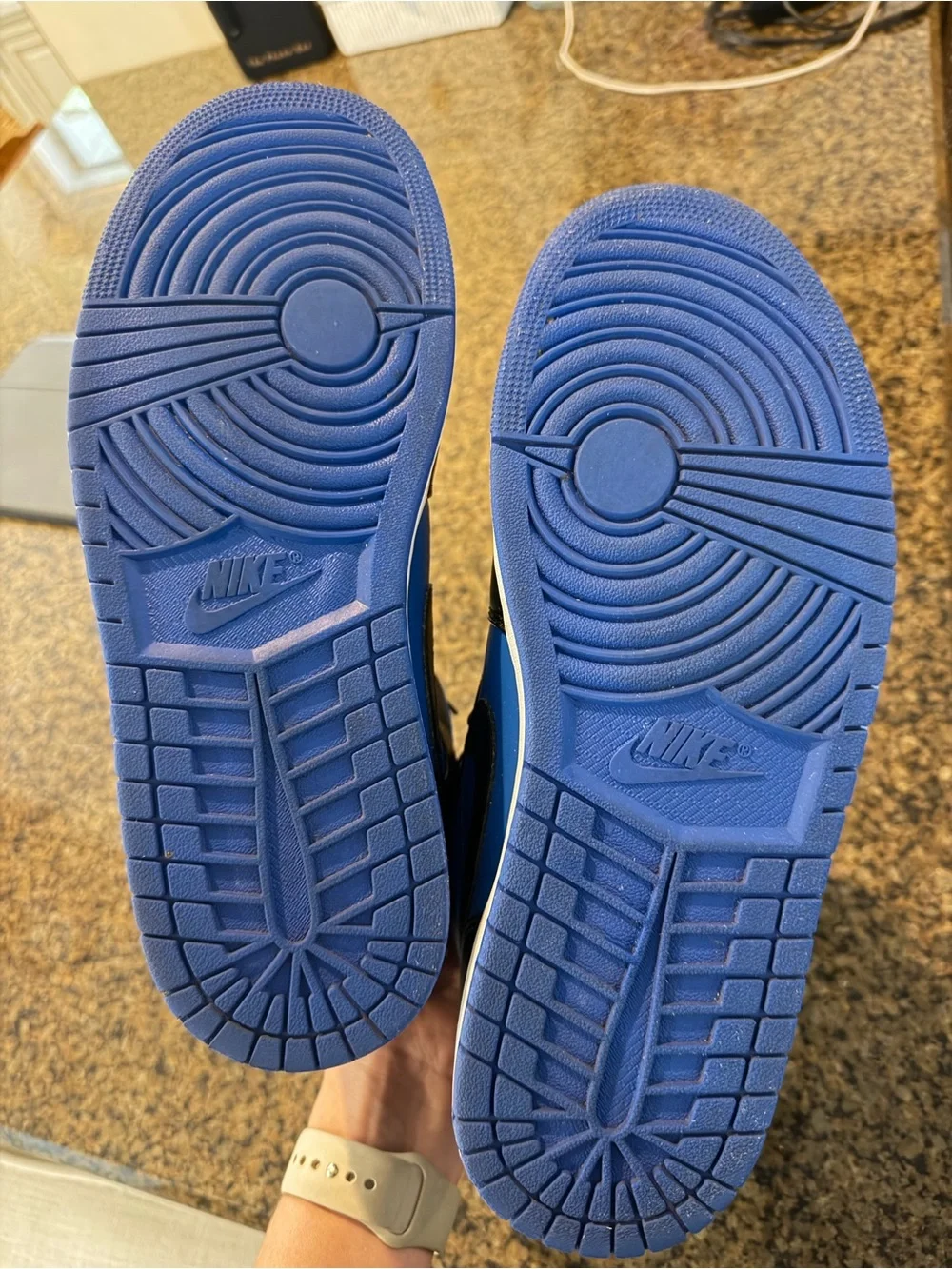 Nike Air Jordan 1 Mid - Black and Blue